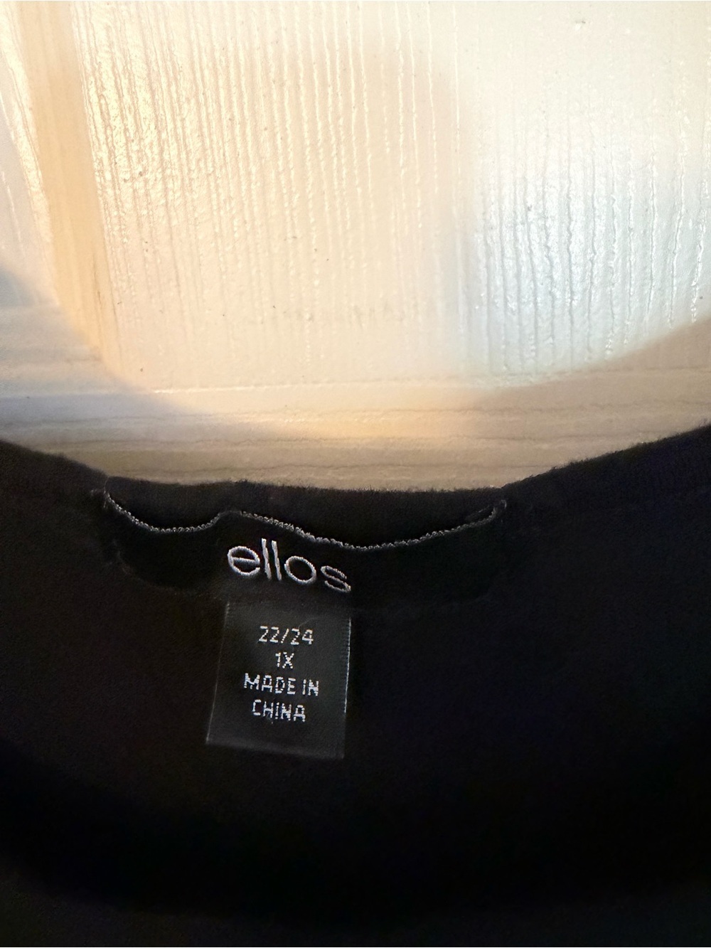 Ellos Black Midi Slip Dress with Spaghetti Straps - Picture 2 of 4